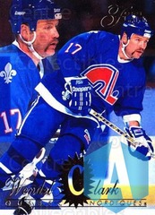 1994-95 Flair Nordiques Hockey Card #142 Wendel Clark